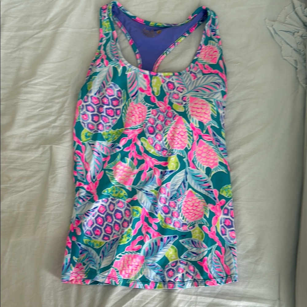 Lilly Pulitzer Pineapple Print Tank Top